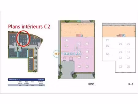 vente local industriel 2587 m² montereau-sur-le-jard (77950)