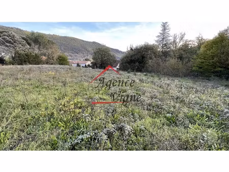 vente terrain 2006 m² à gagnières (30160)  65 000 €