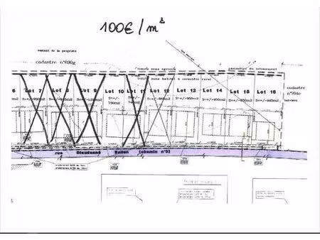 lots à bâtir