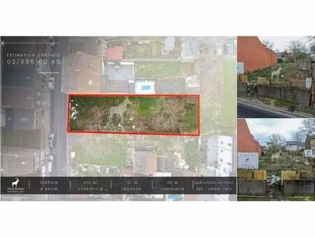 terrain à vendre de 370 m² à marchienne-au-pont (vaz74019)