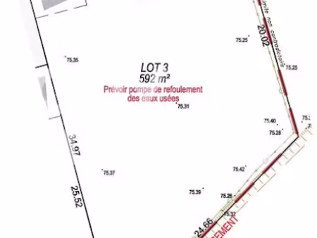 vente terrain 592 m² à binic (22520)  119 300 €