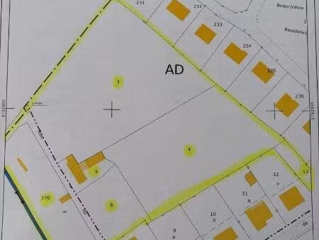 terrain 11100 m² st leger des vignes