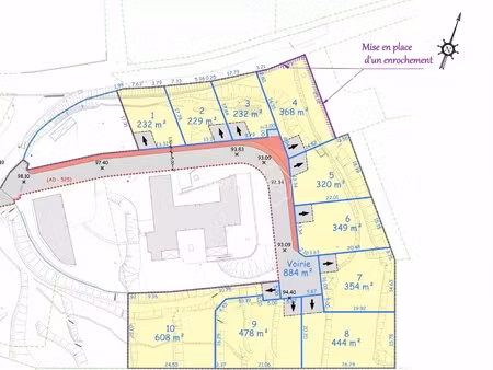 chateauneuf de gadagne terrain constructible de 368 m2