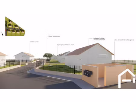 vente terrain 763 m² montrabé (31850)