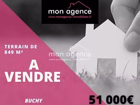 a buchy 76750  terrain constructible de 849m²