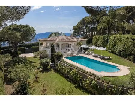 hauteurs de cannes - villa de charme - vue mer panoramique