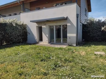 rouffiac tolosan appartement 3 pièces rdc 63 m2 + jardin 60 m2