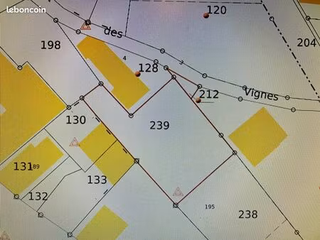 terrain 620 m² oberdorf