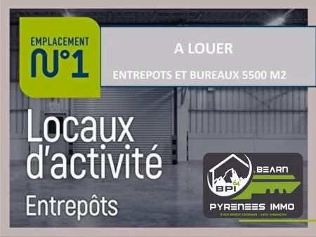 location commerce 5500 m² à lons (64140)