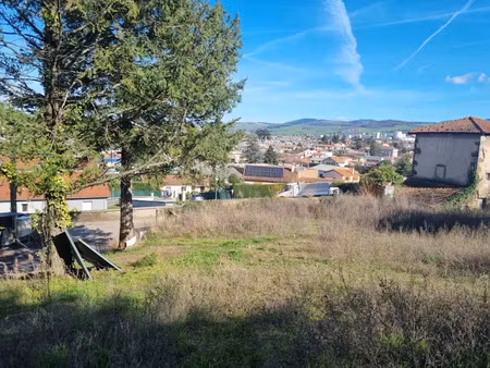 vente terrain 722 m² à saint-chamond (42400)  159 000 €