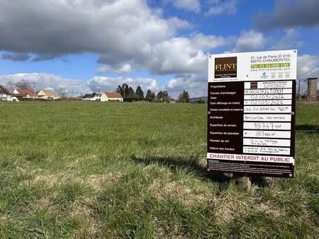 vente terrain 746 m² à ons-en-bray (60650)  63 000 €