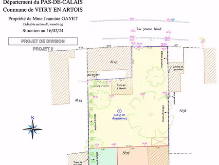 beau terrain exposé plein sud  idéal pour plain-pied / opportunité !