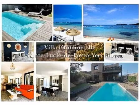 villa de 6 pièces de luxe en location sainte-lucie de porto-vecchio  corse