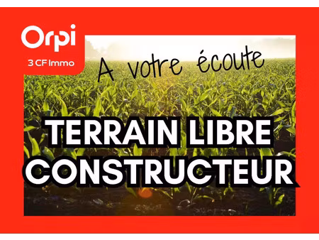 vente terrain 434 m² sainte-eulalie (33560)