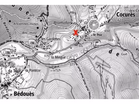terrain constructible 2821m² - zone florac lozere parc des cevennes