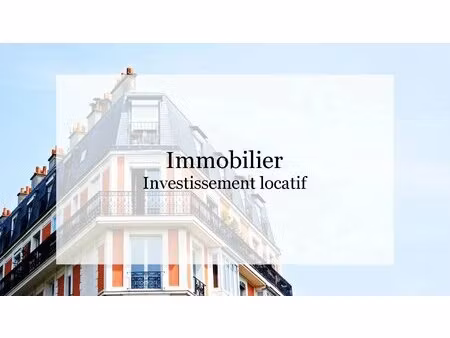 3 appartements t3 plus combles  cave et parking