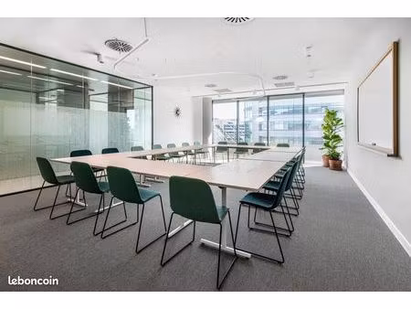 bureau privé entièrement équipé pour 5 personnes à spaces  sophia-antipolis