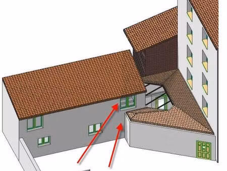 à vendre  directe propriétaire  local commercial devant sur le boulevard et logements 4 pi
