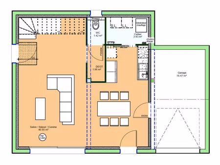 vente maison 4 pièces 92 m² courgenay (89190)