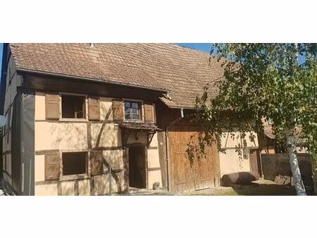 réf: 11060 secteur seppois le bas - friesen: corps de ferme/maison alsacienne avec grange 