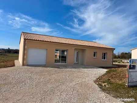 maison neuve de 107m2 avec un garage de 17 m2