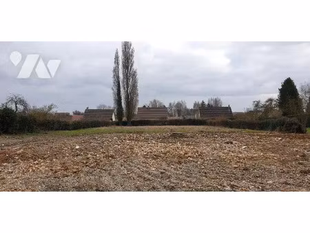 vente terrain 2119 m² à beaucamps-le-vieux (80430)  53 000 €