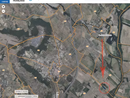 vente terrain 2490 m² à cazouls-d'hérault (34120)  6 500 €