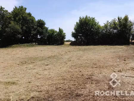 vente terrain 1000 m² à chambon (17290)  78 000 €