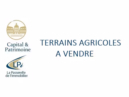 ensemble de terres agricoles située en zone naturelle à moul