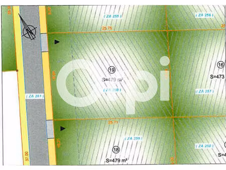 vente terrain 479m2 saint-nazaire-sur-charente 17780 - 55400 € - surface privée