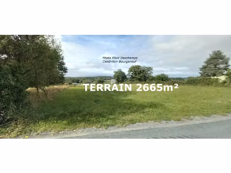 terrain constructible (cu en cours) 2665m2