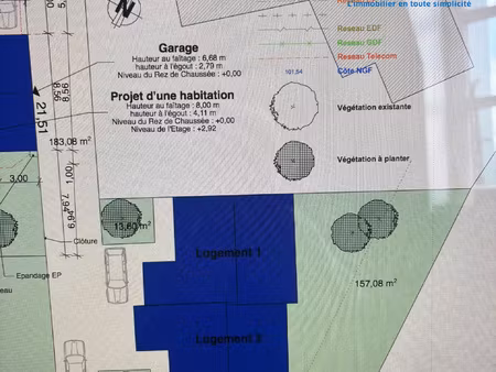 exclusivité ! terrain à bâtir à proximité du centre-ville
