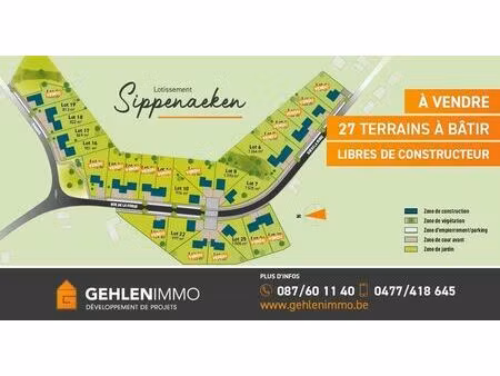 lotissement de 27 parcelles - 20 vendues !!