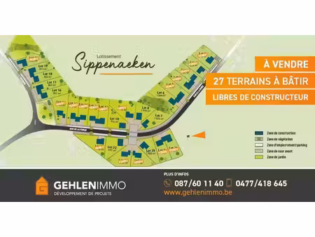 lotissement de 27 parcelles - 23 vendues !!