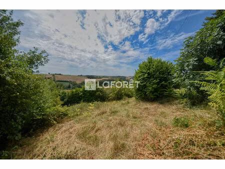 terrain constructible avec vue degagee a vendre a salvagnac