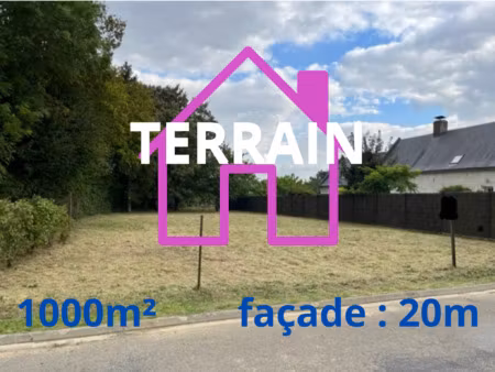 vente terrain 1000 m² wanquetin (62123)