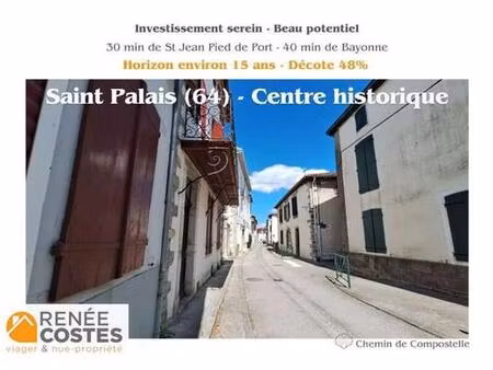 viager occupé - f77 ans - st palais (64120)