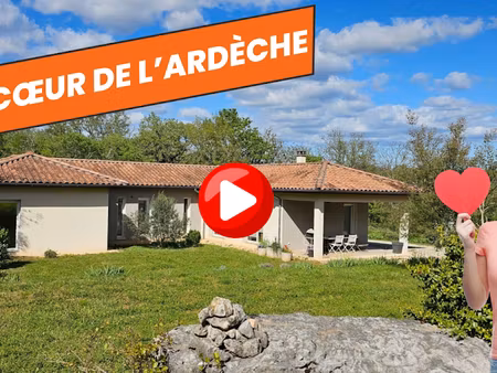 vente maison 6 pièces 140 m² à saint-alban-auriolles (07120)  399 000 €