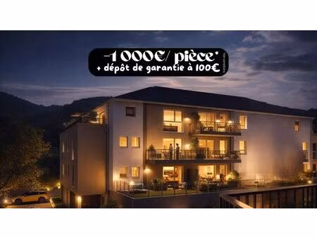 vente programme neuf t2  t3  t4 pièces 47 à 87 m² orbey (68370)