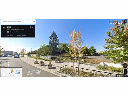 vente terrain 845 m2 constructible centre ville