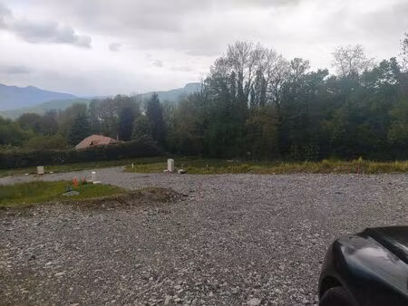 terrain constructible  500 m²  pugny-chatenod