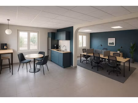 vauvert local commercial + bureaux 230 m2 2 lots sépar