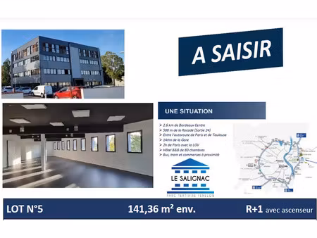 a saisir - bureaux neufs disponibles  bordeaux rive droite  à 2 minutes de la rocade borde