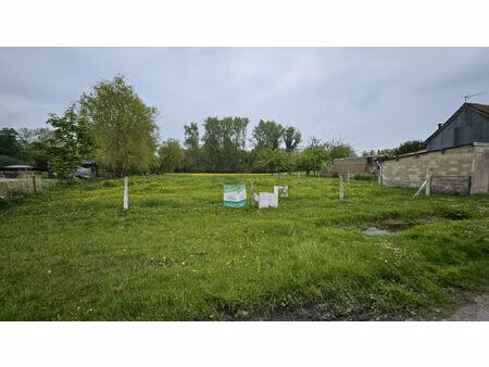 vente terrain 1278 m² yzeux (80310)