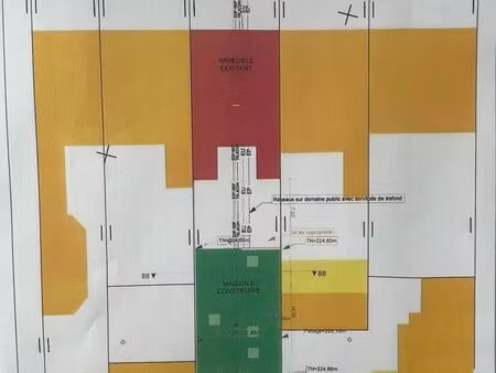 vente terrain 160 m² nancy (54000)