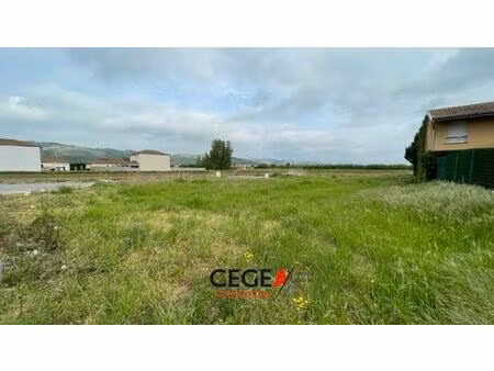 vente terrain 500 m² sablons (38550)