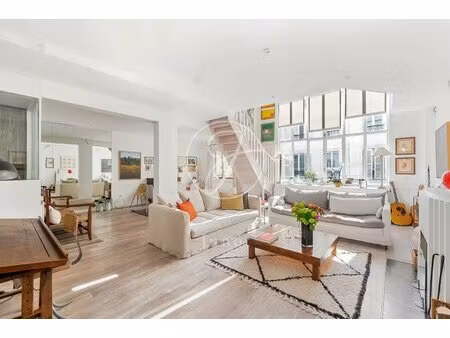 paris 18e - avenue rachel - atelier d'artiste à vendre - 4 pièces - 117 44m² carrez - 118 