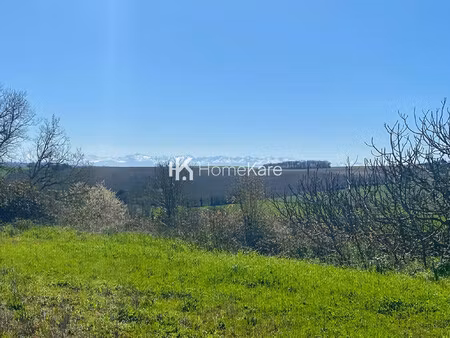 a saisir - terrain avec vue sur les pyrenees !!!