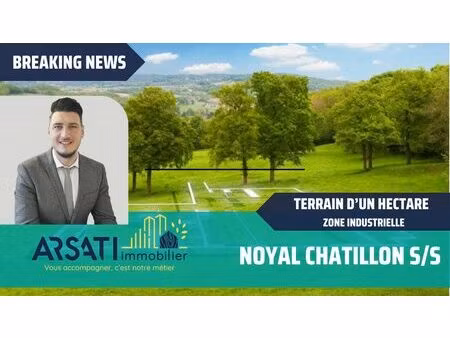 terrain constructible 3000 m2 en z.i - noyal chatillon sur seich