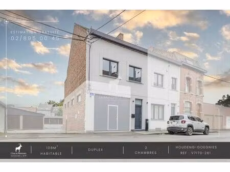 a vendre : appartement duplex 2 chambres à houdeng-goegnies